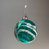 Handcrafted glass suncatcher infused with memorial ash
