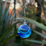Ash-Infused Glass Suncatcher