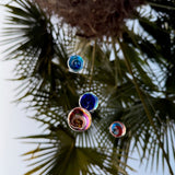 Handcrafted glass suncatcher infused with memorial ash