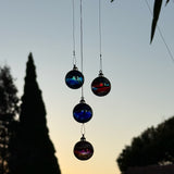 Handcrafted glass suncatcher infused with memorial ash
