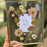 Held In Bloom pressed flower frame
