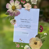 Held In Bloom pressed flower frame