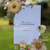 Held In Bloom pressed flower frame
