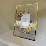 Held In Bloom pressed flower frame