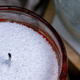 GLASH DESIGNS | Ash-Infused Pearl Wax Candleholder