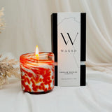 GLASH DESIGNS | Ash-Infused Pearl Wax Candleholder