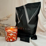 GLASH DESIGNS | Ash-Infused Pearl Wax Candleholder