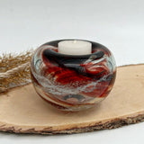 Memorial Ash in Glass Traditional Candleholder