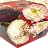 GLASH | Memorial Resin Hexagon Keepsake with personal inclusions, delicate memorial details, preserved flowers and ash.