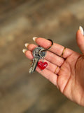 heart keyring 
