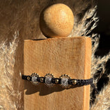 Ornate Macramé Memorial Bracelet