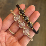 Ornate Macramé Memorial Bracelet