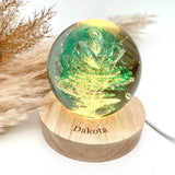 Illuminated Wooden Base Light