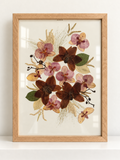 CUSTOM Just Bloom Pressed Flower Frame