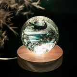 Illuminated Wooden Base Light