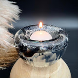 Memorial Ash in Glass Starlight Candleholder