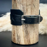 Men's Memorial Ash Leather Bracelet Keepsake Glash Designs