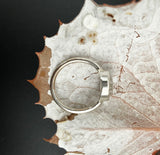 OVAL SILVER RING