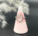 OVAL SILVER RING