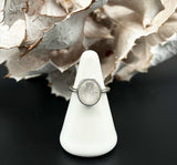 OVAL SILVER RING