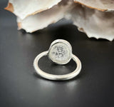 OVAL SILVER RING