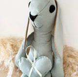 Glash Designs | Memorial Bunny made from loved-ones clothes