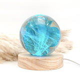 Illuminated Wooden Base Light
