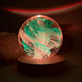 Illuminated Wooden Base Light