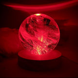 Illuminated Wooden Base Light