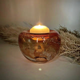 Memorial Ash in Glass Traditional Candleholder