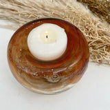 Memorial Ash in Glass Traditional Candleholder