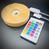 Illuminated Wooden Base Light