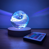 Illuminated Wooden Base Light