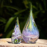 Memorial Cremation Ash Glass Large Hollow Teardrop Keepsake